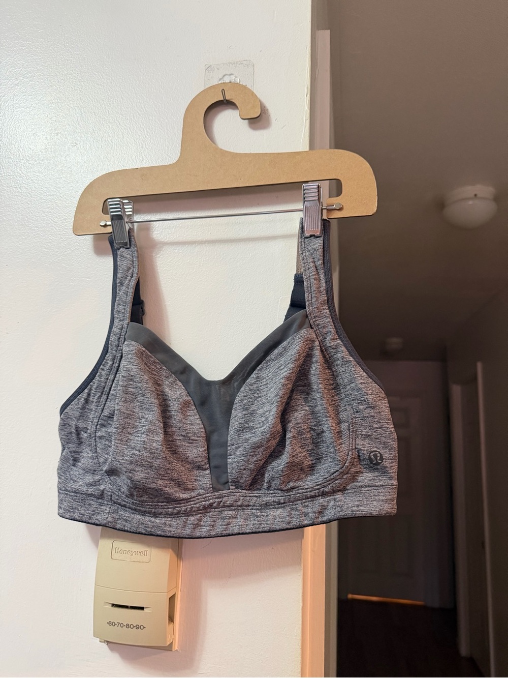 lululemon athletica Heather Gray High-Impact Sports Bra